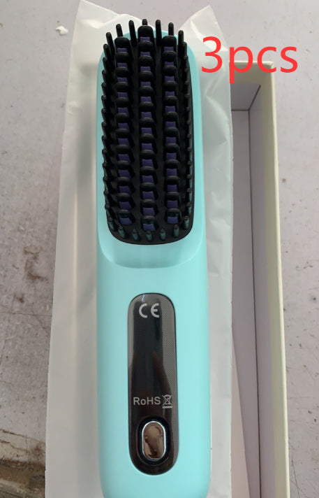 2 In 1 Straight Hair Comb Wireless Hair Straightener Brush