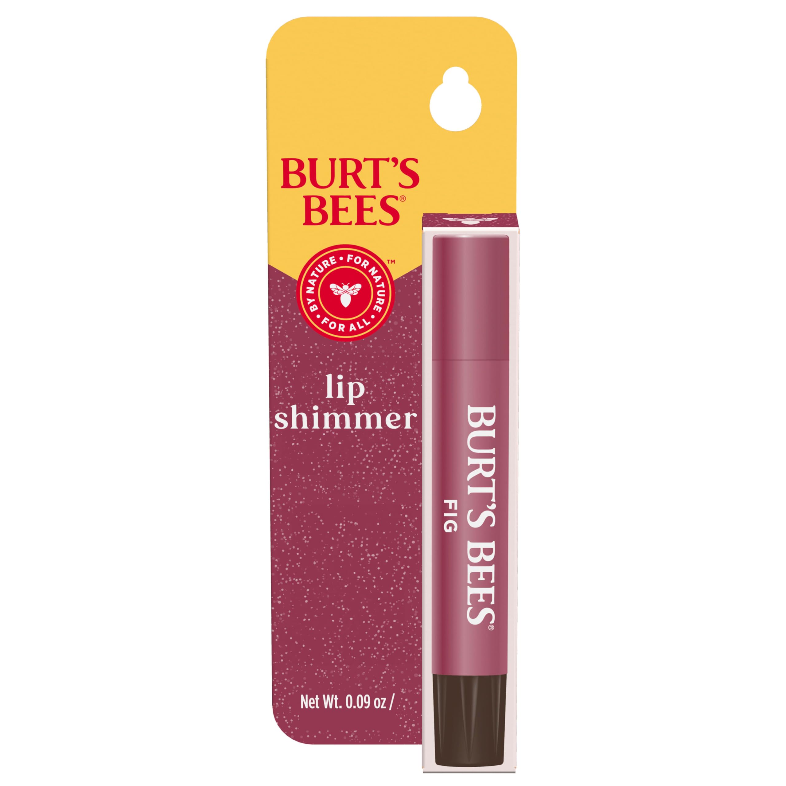 Burt's Bees Lip Shimmer Nude Collection, Tinted Lip Balm Stick, Moisturizing for All Day Hydration with Natural Glowy Pigmented Finish & Buildable Color, 3 Warm Shades; Value Pack, 3 Tubes x 0.09 Oz