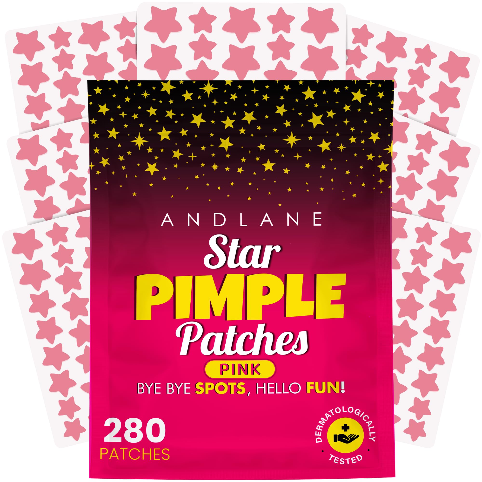 344 Pcs Large Pimple Patches for Face – 7 Sizes XL Acne Patches for Full Face, Big Hydrocolloid Bandages for Body, Chin, Forehead, Chest & Back Hydrocolloid Patch (Round, Crescent, Oval & Rectangular)