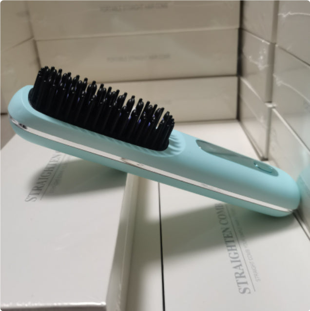 2 In 1 Straight Hair Comb Wireless Hair Straightener Brush