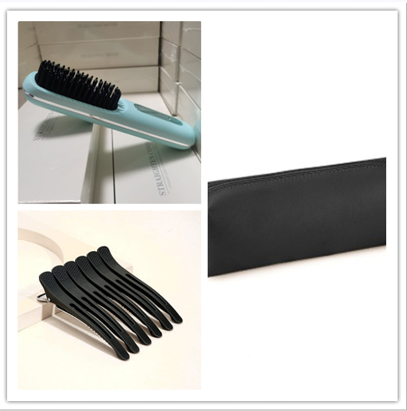 2 In 1 Straight Hair Comb Wireless Hair Straightener Brush